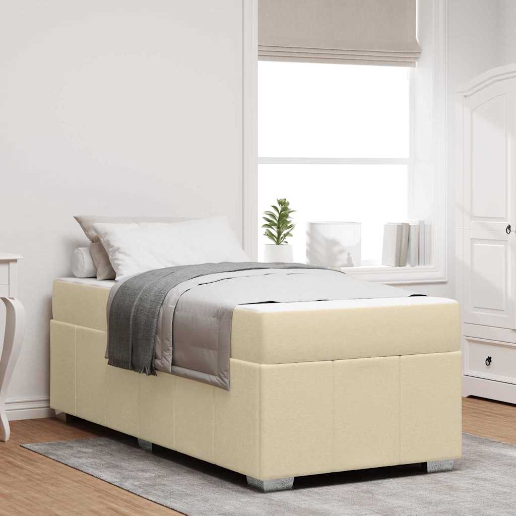 Voodi raam cream 100 x 200 cm kangas