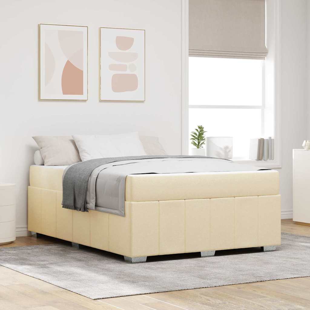 Voodi raam cream 160 x 200 cm kangas