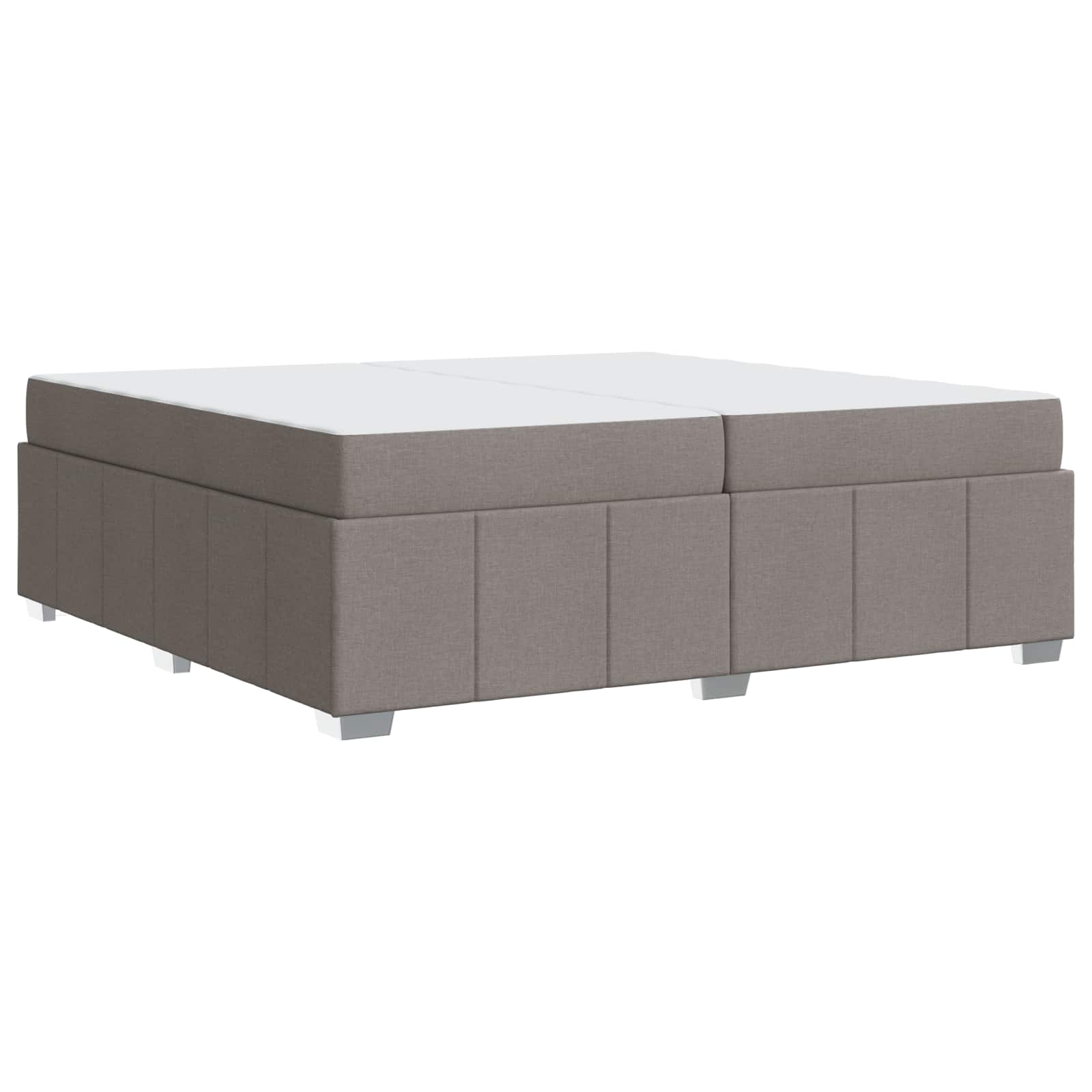 Rám postele s matrací Taupe 200 x 200 cm textil - obrázek 4