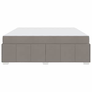 Rám postele s matrací Taupe 200 x 200 cm textil - obrázek 8