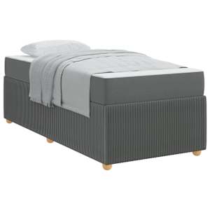 vidaXL Voodi raam Tumehall 80 x 200 cm kangas
