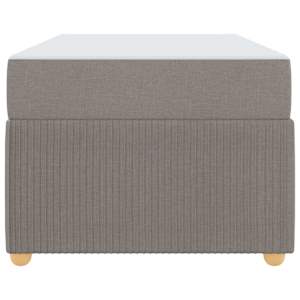 Rám postele s matrací Taupe 80 x 200 cm textil - obrázek 7