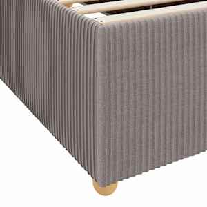 Rám postele s matrací Taupe 120 x 190 cm textil - obrázek 8