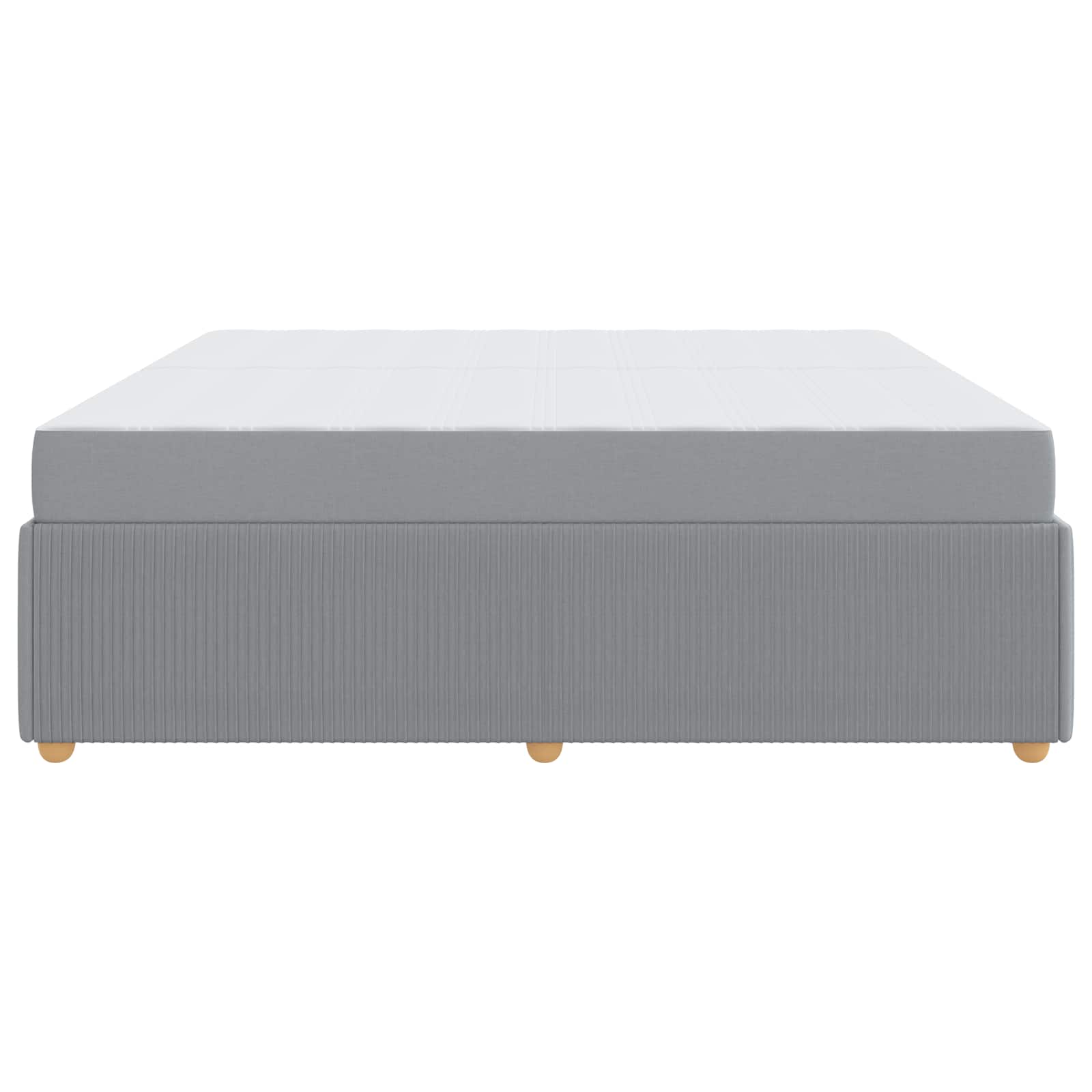 Voodi raam madratsiga Helehall 200 x 200 cm kangas 168 Kõik vajalik sinu aeda ja koju! Voodi raam madratsiga Helehall 200 x 200 cm kangas - Image 7