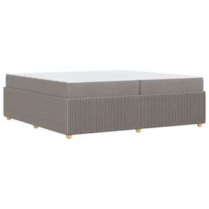 Rám postele s matrací Taupe 200 x 200 cm textil - obrázek 7