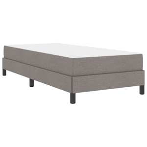 Postel s boxspringem s matrací Taupe 80 x 200 cm textil - obrázek 4