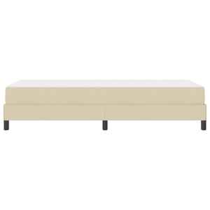 Postel s boxspringem s matrací Krémová 90 x 190 cm textil - obrázek 8
