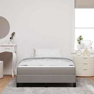 Postel s boxspringem s matrací Taupe 120 x 190 cm textil - obrázek 3