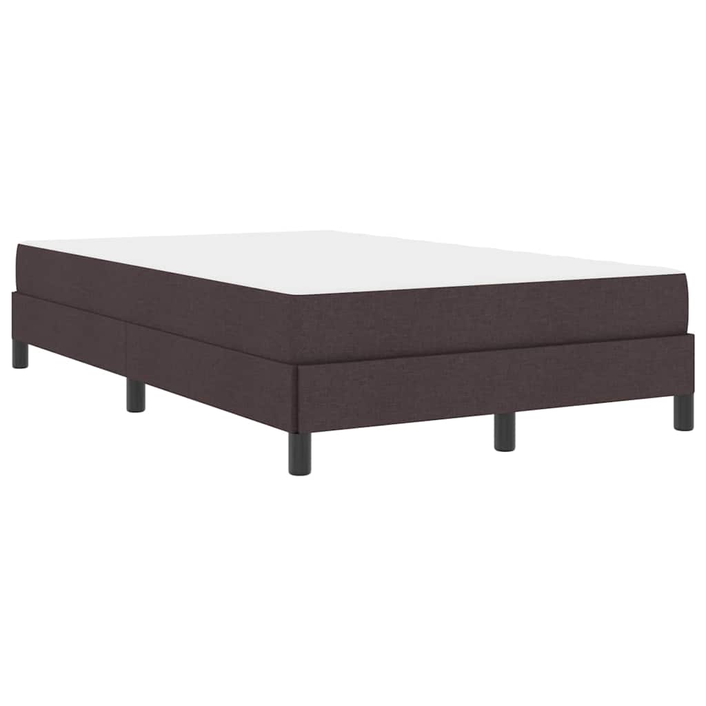 Thumbnail - vidaXL Boxspringbett mit Matratze Dunkelbraun 120 x 200 cm Stoff