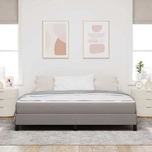 Postel s boxspringem s matrací Taupe 180 x 200 cm textil - obrázek 3