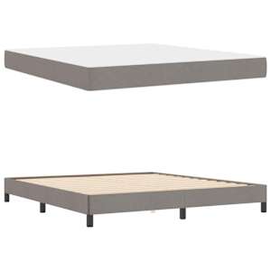 Postel s boxspringem s matrací Taupe 180 x 200 cm textil - obrázek 5