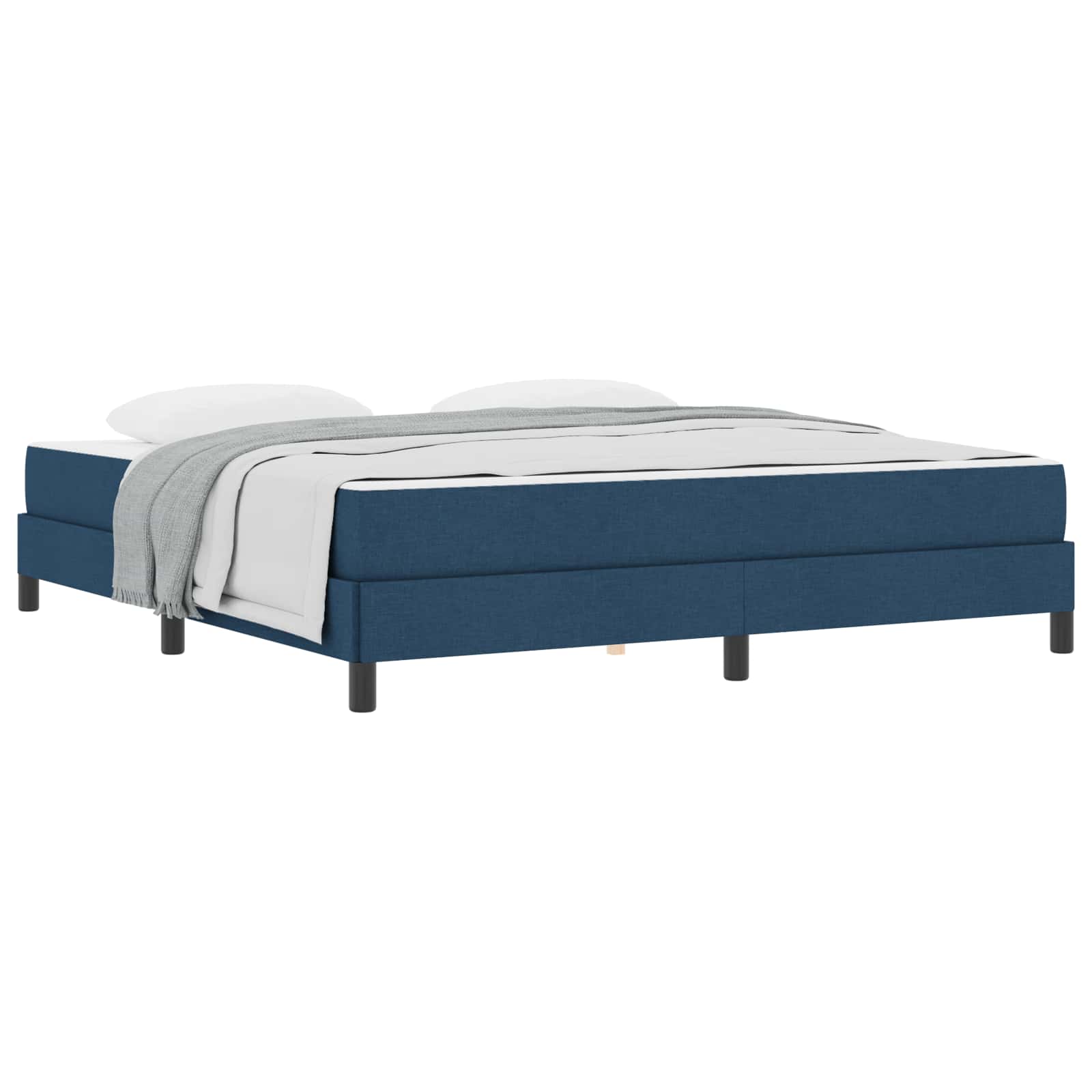 Thumbnail - vidaXL Boxspringbett mit Matratze Blau 180 x 200 cm Stoff