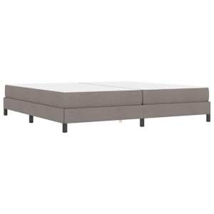 Postel s boxspringem s matrací Taupe 200 x 200 cm textil - obrázek 6