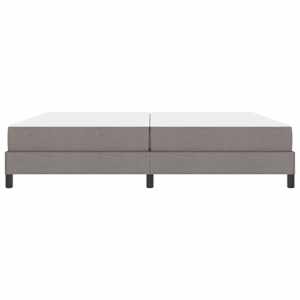 Postel s boxspringem s matrací Taupe 200 x 200 cm textil - obrázek 4