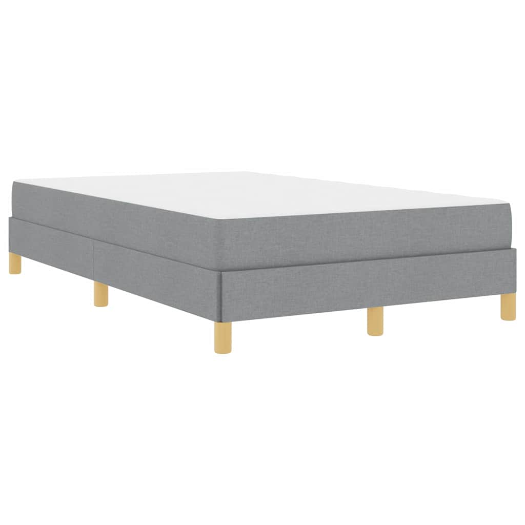 Thumbnail - vidaXL Boxspringbett Hellgrau und Braun 120 x 190 cm