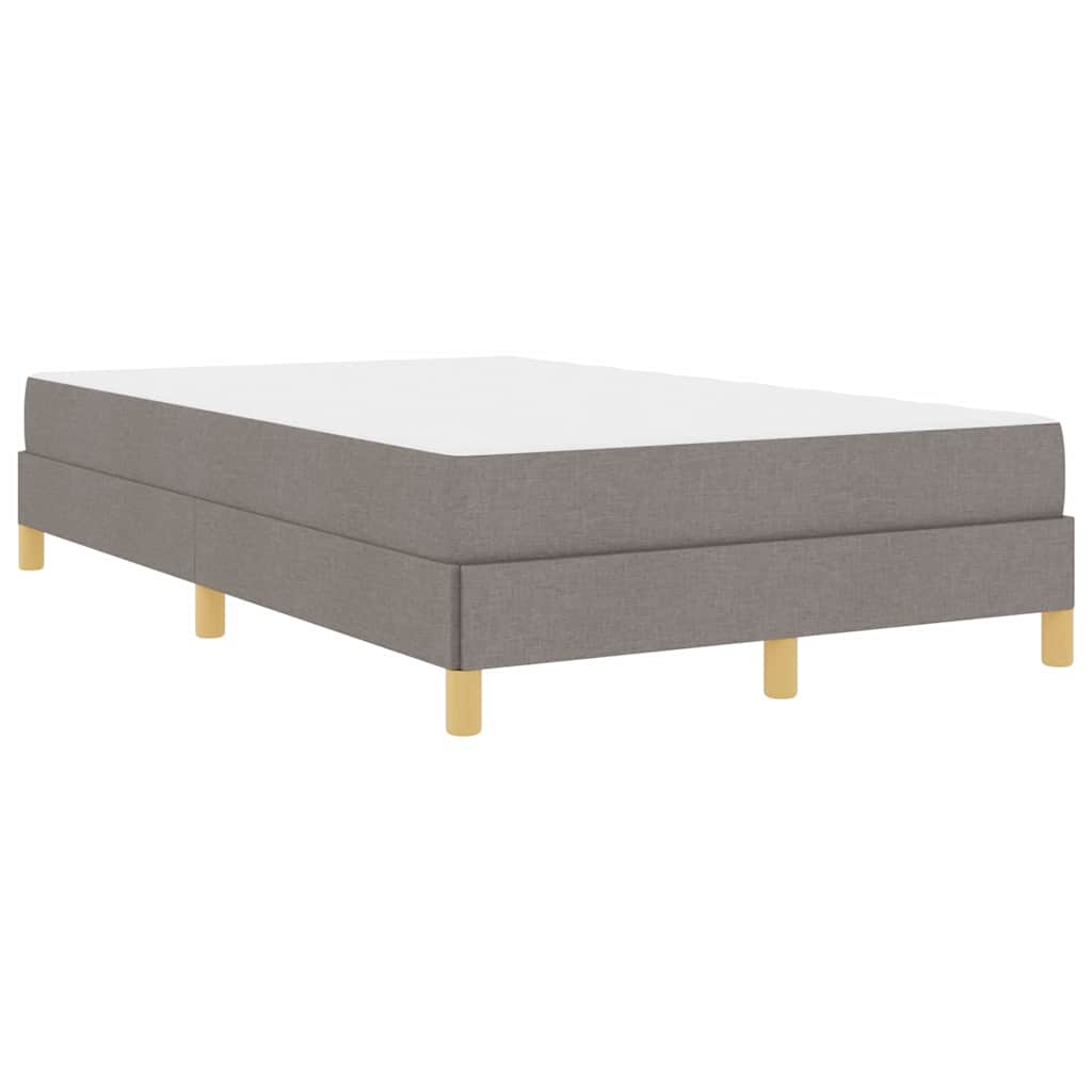 Thumbnail - vidaXL Boxspringbett Taupe und Braun 120 x 190 cm