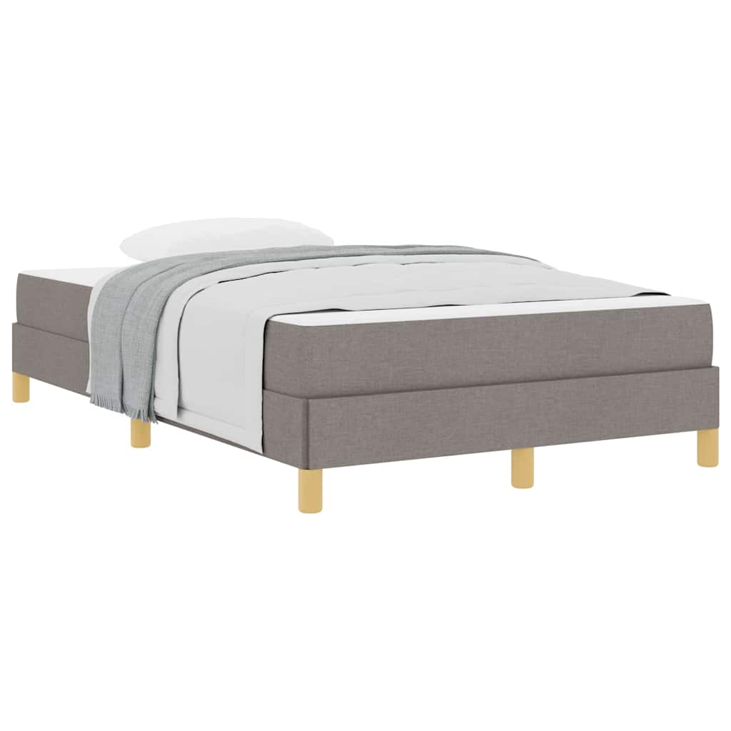 Thumbnail - vidaXL Boxspringbett Taupe und Braun 120 x 190 cm