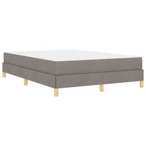 Postel s boxspringem s matrací Taupe 140 x 190 cm textil - obrázek 9