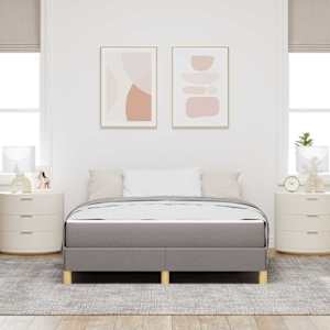 Postel s boxspringem s matrací Taupe 140 x 200 cm textil - obrázek 3