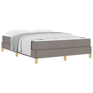 Postel s boxspringem s matrací Taupe 160 x 200 cm textil - obrázek 2