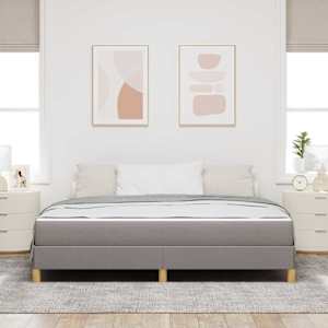 Postel s boxspringem s matrací Taupe 180 x 200 cm textil - obrázek 3