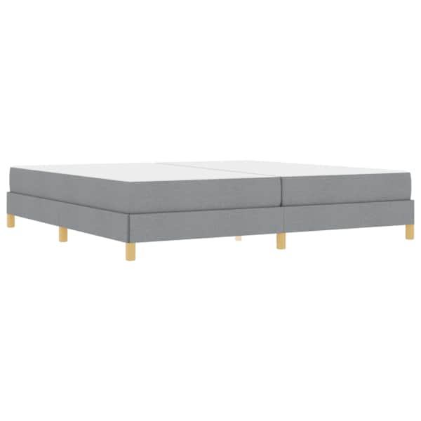 vidaXL Karbi vedrumadrats madratsiga Helehall 200 x 200 cm kangas