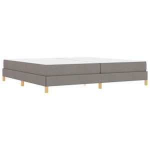 Postel s boxspringem s matrací Taupe 200 x 200 cm textil - obrázek 2