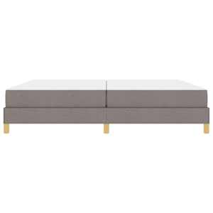 Postel s boxspringem s matrací Taupe 200 x 200 cm textil - obrázek 5