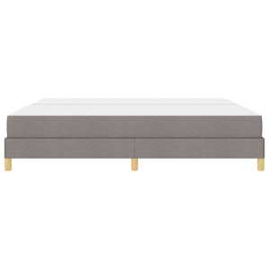 Postel s boxspringem s matrací Taupe 200 x 200 cm textil - obrázek 6