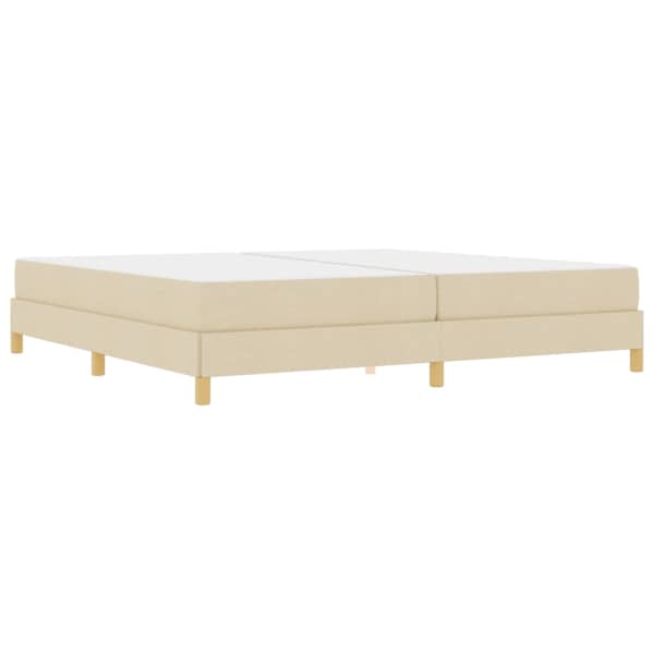 vidaXL Karbi vedrumadrats madratsiga cream 200 x 200 cm kangas