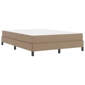 Rám postele s matrací Cappuccino 140 x 190 cm textil - obrázek 9