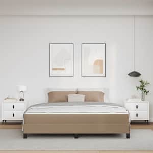 Rám postele s matrací Cappuccino 180 x 200 cm textil - obrázek 3