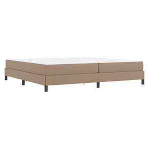 Rám postele s matrací Cappuccino 200 x 200 cm textil - obrázek 9