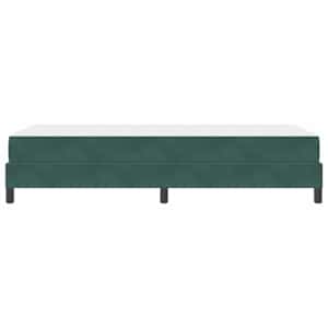 Postel s boxspringem s matrací Tmavě zelená 90 x 190 cm textil - obrázek 8