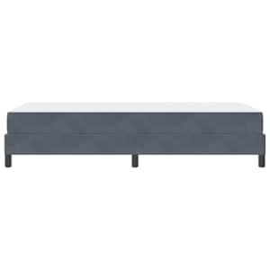 Postel s boxspringem s matrací Tmavě šedá 90 x 210 cm textil - obrázek 6