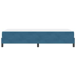 Postel s boxspringem s matrací Tmavě modrá 100 x 210 cm textil - obrázek 6