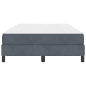 Postel s boxspringem s matrací Tmavě šedá 120 x 210 cm textil - obrázek 5