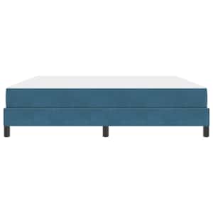 Postel s boxspringem s matrací Tmavě modrá 180 x 210 cm textil - obrázek 5