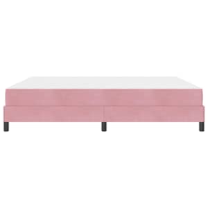 Postel s boxspringem s matrací Růžová 180 x 210 cm textil - obrázek 6