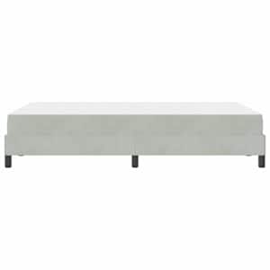 Postel s boxspringem s matrací Světle šedá 120 x 220 cm textil - obrázek 6