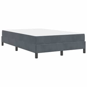 Postel s boxspringem s matrací Tmavě šedá 120 x 220 cm textil - obrázek 7