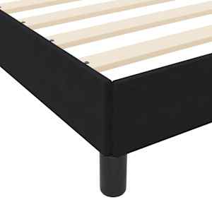 Postel s boxspringem s matrací Černá 120 x 220 cm textil - obrázek 8