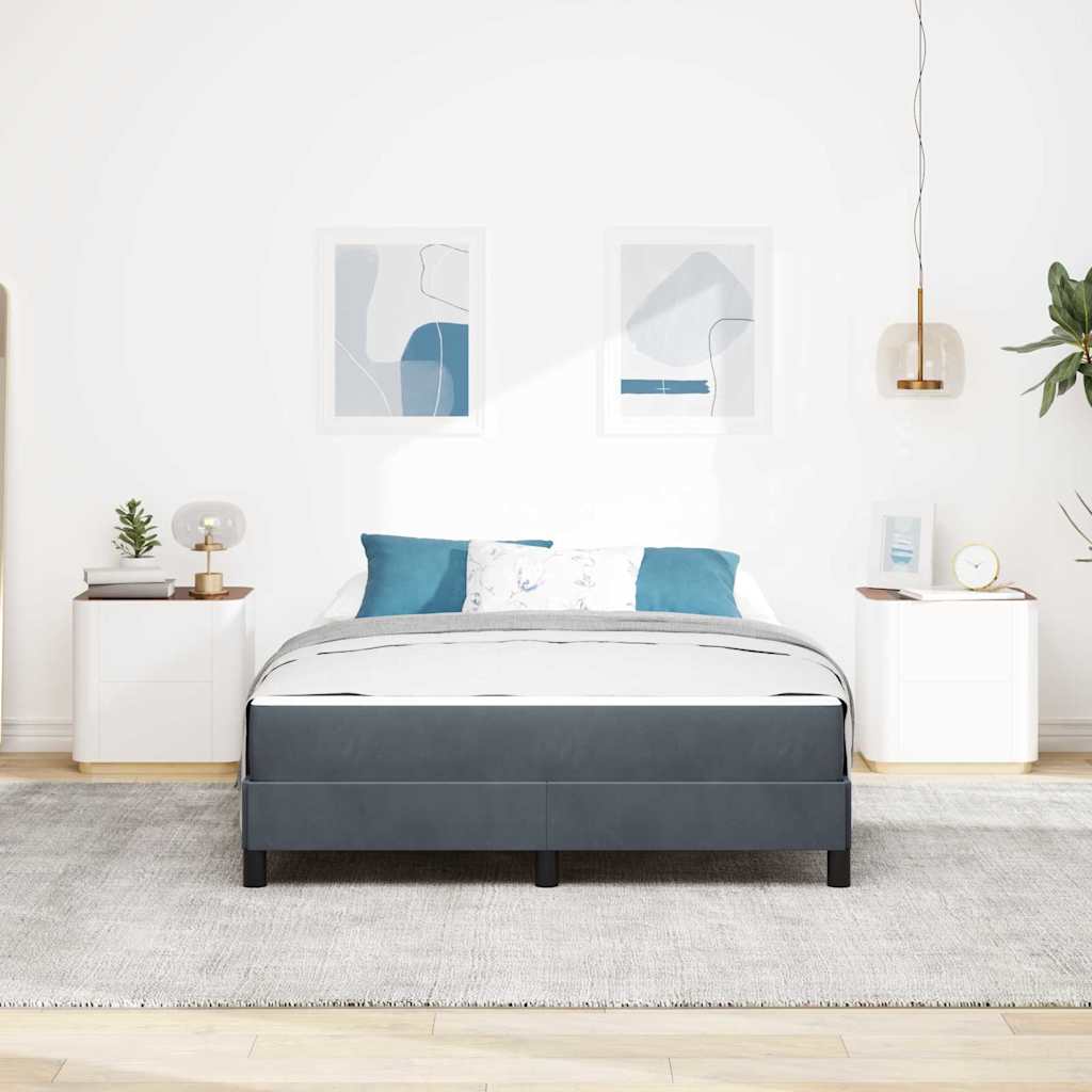 Karbi vedrumadrats madratsiga Tumehall 160 x 220 cm kangas 4 Kõik vajalik sinu aeda ja koju! Karbi vedrumadrats madratsiga Tumehall 160 x 220 cm kangas - Image 4