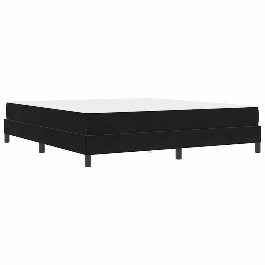 Thumbnail - vidaXL Boxspringbett mit Matratze Schwarz 180 x 220 cm Stoff