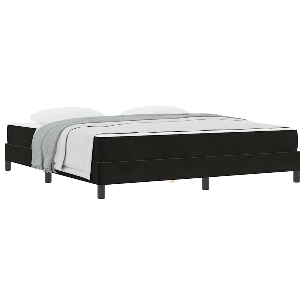 Thumbnail - vidaXL Boxspringbett mit Matratze Schwarz 180 x 220 cm Stoff