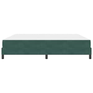 Postel s boxspringem s matrací Tmavě zelená 200 x 220 cm textil - obrázek 6