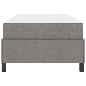 Postel s boxspringem Taupe 80 x 200 cm textil - obrázek 7