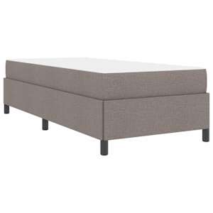 Postel s boxspringem s matrací Taupe 90 x 190 cm textil - obrázek 9