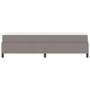 Postel s boxspringem Taupe 90 x 200 cm textil - obrázek 8