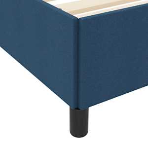 Postel s boxspringem Modrá 100 x 200 cm textil - obrázek 10